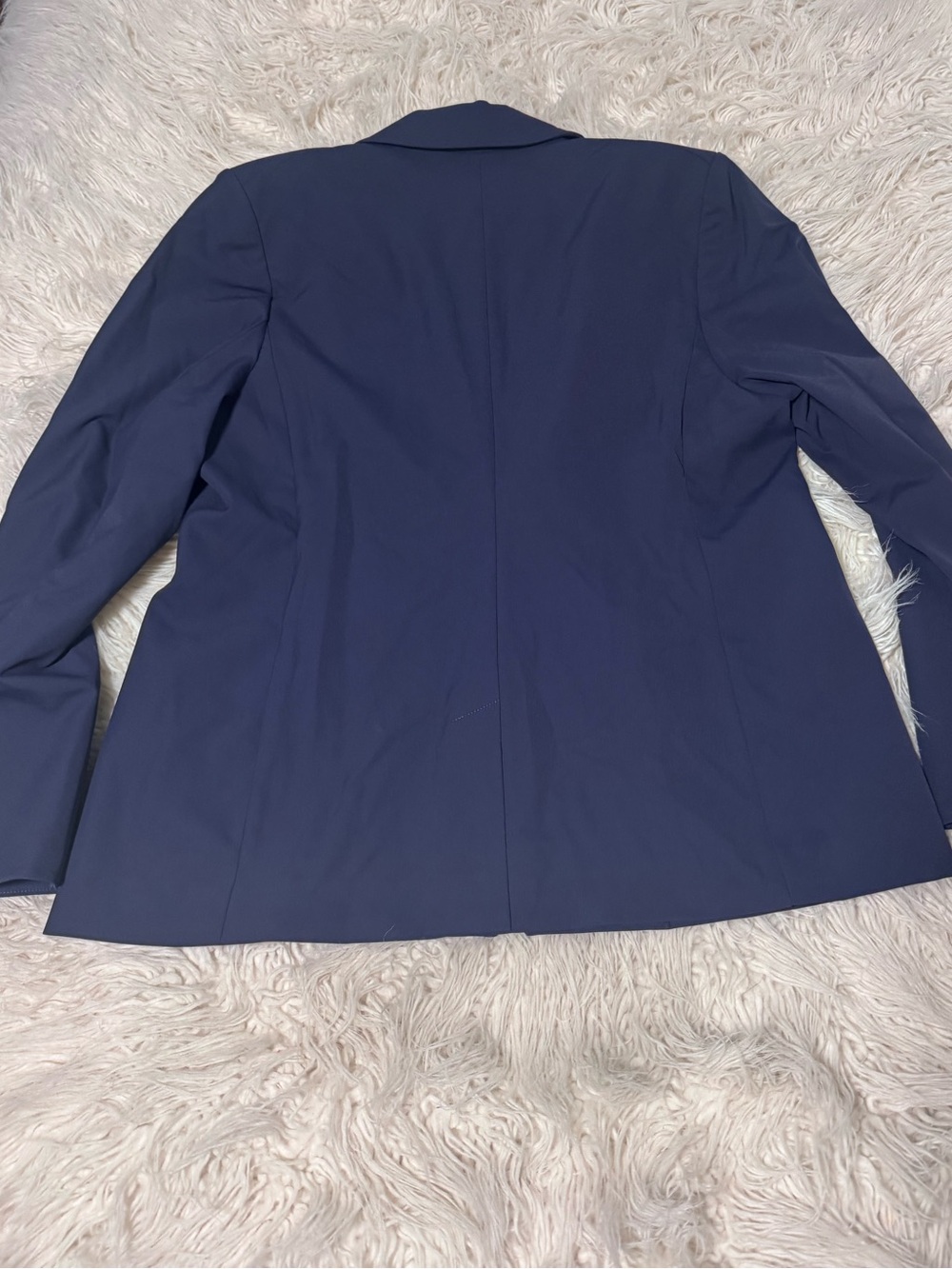 Quince Scuba Single Breasted Convertible Blazer Size XL Deep Navy NWT - Picture 14 of 15